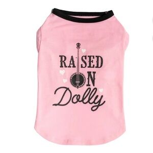 Dolly Parton Doggy Parton "Raised On Dolly” T-shirt for Dogs